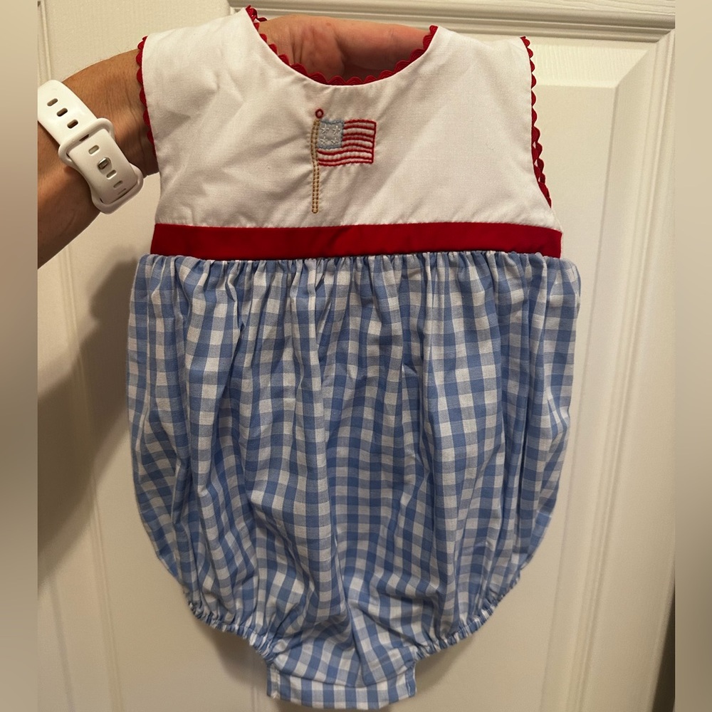 Little English American Flag Bubble